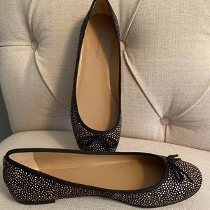 banana republic calf hair flats